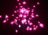 Дерево с прозрачными цветками (SAKURA, розовый+белые вспышки24LED) H-0,9м, IP44 с трансформатором 24