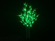 Дерево "БАМБУК" с зелеными листьями 9 веток/16LED,H-0.8м, IP44 с трансформатором 24v