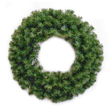 Новогодний венок рождественский диаметр 90 см зеленый