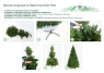 Ель искусственная "Барокко" 150 см, Green Trees