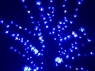 Дерево с прозрачными цветками (SAKURA, голубой+белые вспышки24LED) H-1,8м, IP44 с трансформатором 24