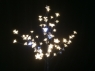 Дерево с прозрачными цветками (SAKURA, теплый белый+белые вспышки12LED) H-0,9м, IP44 с трансформатор