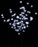 Дерево с прозрачными цветками (SAKURA, белый+белые вспышки12LED) H-0,9м, IP44 с трансформатором 24v,